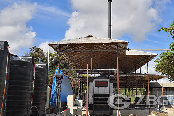 Chaudière à biomasse pour feed mill en tanzanie